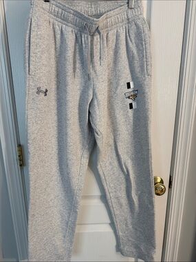 Under Armour Light Gray Towson Fleece Joggers